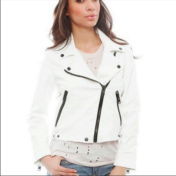 Current/Elliott Jackets & Blazers - Current Elliott | White SoHo Biker Jacket